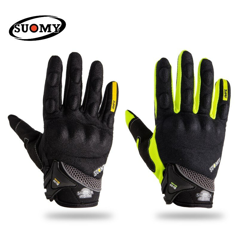 Мотоциклетные Перчатки SUOMY, защитные гоночные перчатки на весь палец, для Yamaha, BMW