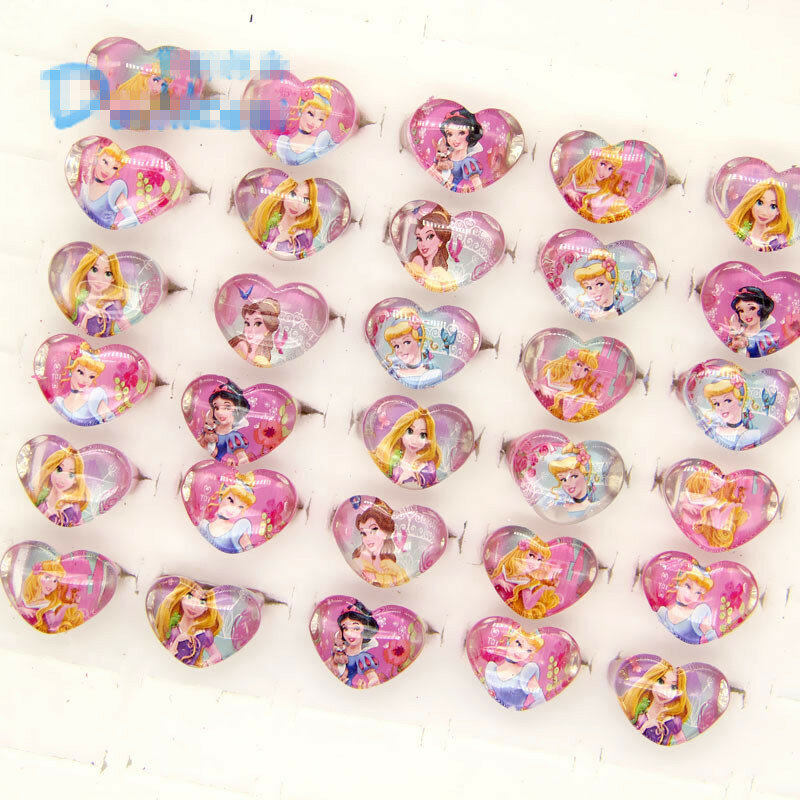 12 sztuk Disney księżniczka kreskówka palec zabawka okrąg dla dzieci z okazji urodzin Party Favor dziewczyna śliczne prezent pamiątka