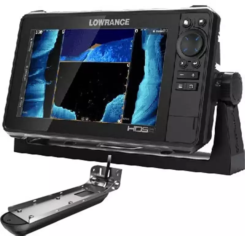 HDS-9 Lowrance Live avec imagerie active 3-en-1 Transducteur à montage sur tableau arrière et tableau Pro C-MAP