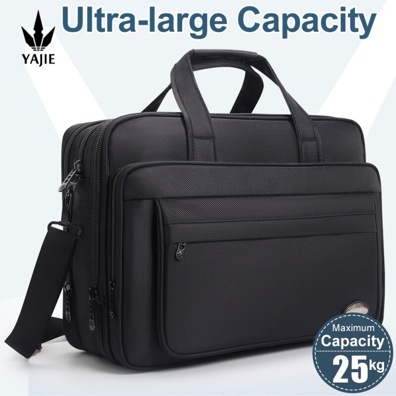 Large Capacity Briefcase Bag Men Business Bag 15.6 inch 17" 19" Laptop Bag Shoulder Bags Canvas Handbags Notebook Bag messenger