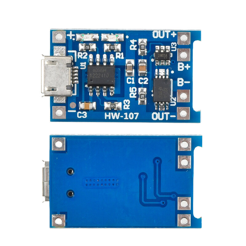 1/5 pz tipo-c/Micro/Mini USB 5V 1A 18650 TP4056 modulo caricabatteria al litio scheda di ricarica con protezione doppia funzione