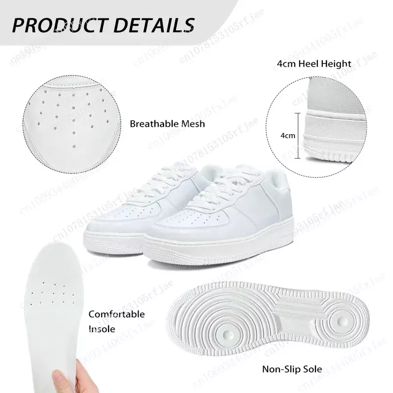 Helloween-Zapatillas deportivas de baloncesto para hombre y mujer, zapatos planos de alta calidad con cordones de malla, hechos a medida, DIY