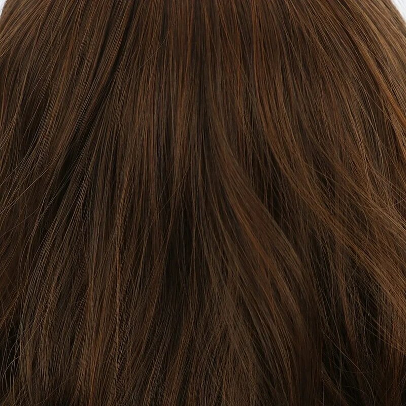 Женский синтетический парик AICKER, короткие волнистые волосы 14 дюймов, пепло, блонд, коричневый, имбирь, дун, Боб, с тупыми челками, для косплея в стиле Лолиты