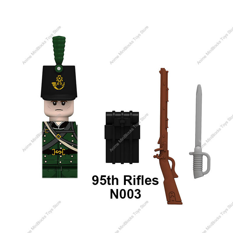 N001- N012 пластиковые мини-фигурки из британских и английских войн 95 рефайлов NCO французского испанского солдата Второй мировой войны