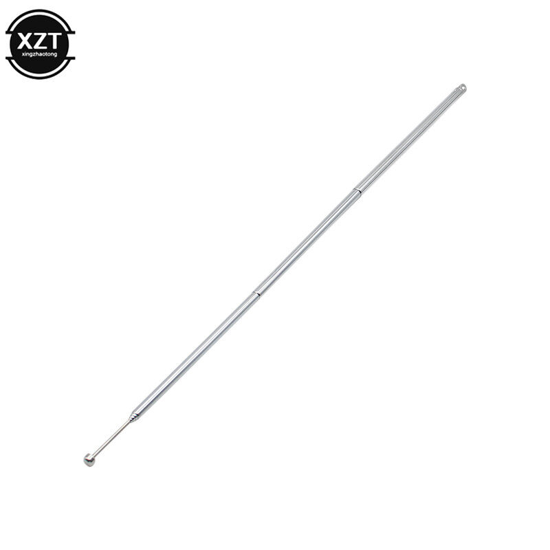 New 7 Section Replacement Telescopic Aerial Antenna TV Radio DAB AM/FM Universal Telescopic Aerial Antenna Length 740mm