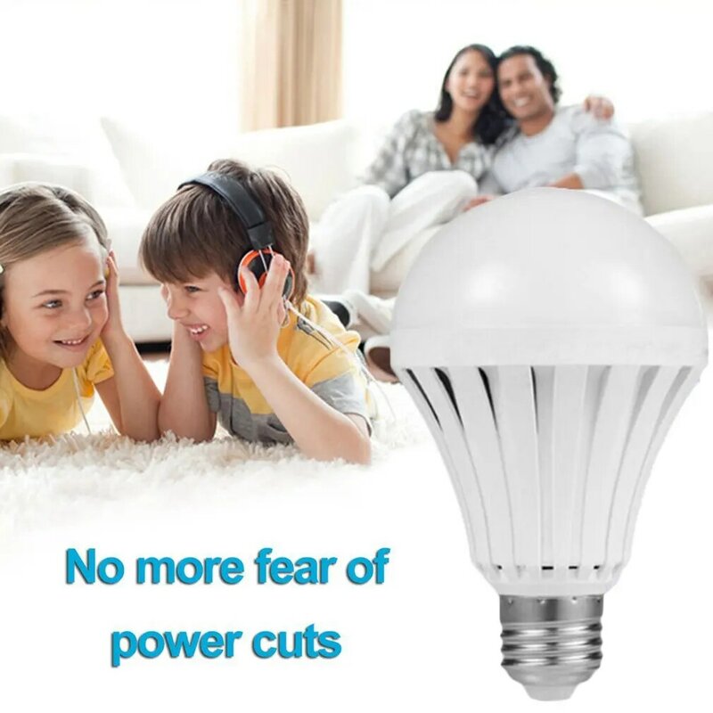 Bombillas LED de emergencia, lámpara de iluminación recargable, 5W, E27, B22, 220V, para el hogar, Camping, caza, luz de emergencia para exteriores