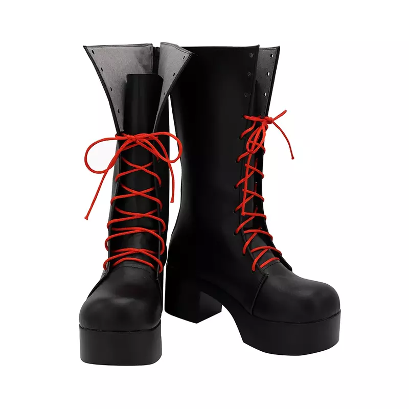 Arknights Zima Cosplay buty na wysokim obcasie czarne buty wykonane na zamówienie