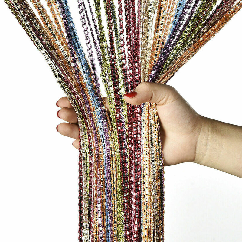 Decorative Door String Curtain Bead Curtain For Doorway for Living Room Divider Decoration