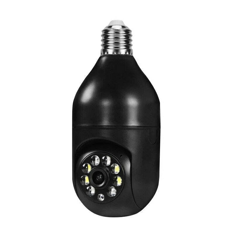 Tuya 5MP 5G E27 Лампа безопасности монитор Cam беспроводной автоматический человек слежения ночного видения полный цвет камеры наблюдения