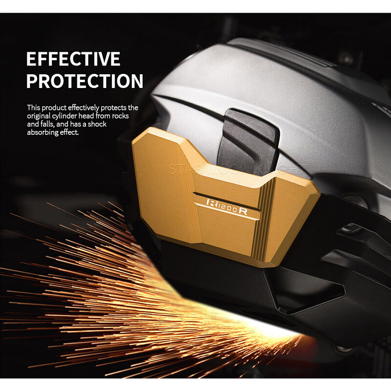 Per BMW R1200R R1200GS R 1200 GS R RnineT R nineT protezioni motore moto protezioni testata protezione coperchio cilindro protezione