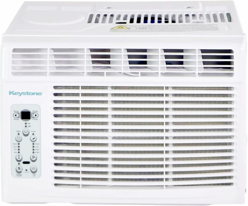 Keystone-Ar condicionado e desumidificador de janela com controle remoto inteligente, janela AC para apartamento e sala de estar, 14.500 BTU