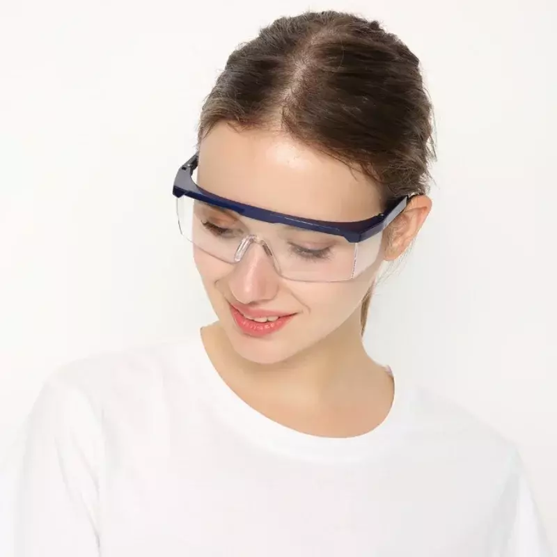 1/10 szt. Okulary bezpieczeństwo pracy chroniące oczy okulary ochronne wiatr przemysłowy odporny na kurz okulary rowerowe Glasse