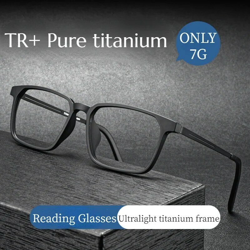 純粋なチタン老眼鏡,老眼,アンチブルーライト,1.0〜4.0