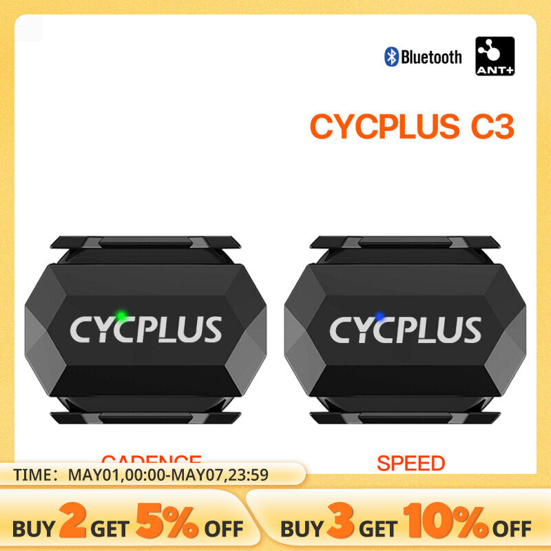 CYCPLUS-Cadência Velocidade Dual Sensor para XOSS Strava, Bicicleta Computador, Acessórios de Bicicleta, ANT + BLE 5.0 Velocímetro