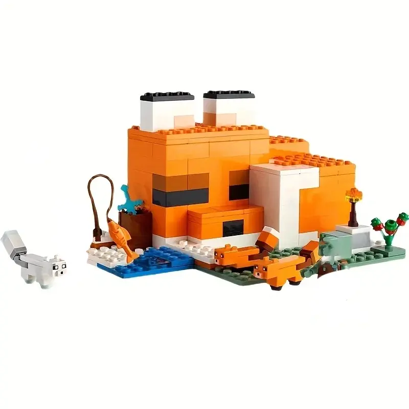 MINISO-Jeu The Fox Lodge House importer nights, Street View, 21178 with Butter Strengthening Assembly dos Bricks Toy for peuvGift