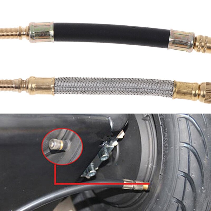 Nozel udara tabung ekstensi isi Gas skuter listrik nosel kabel tiup untuk Xiaomi skuter M365