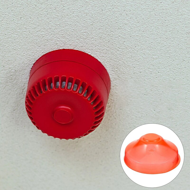 Smoke Detector Cover Smoke Alarm Protective Cover Plastic Cover for Cooking Baking Prevent False Alarms Dust Cooking