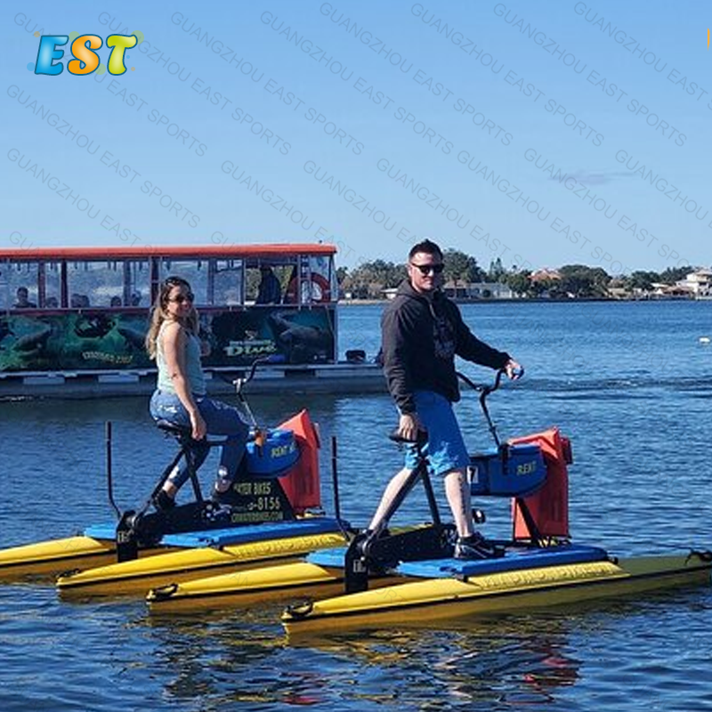 Pedal de agua de alta calidad para bicicleta, tubo inflable para barco, plátano