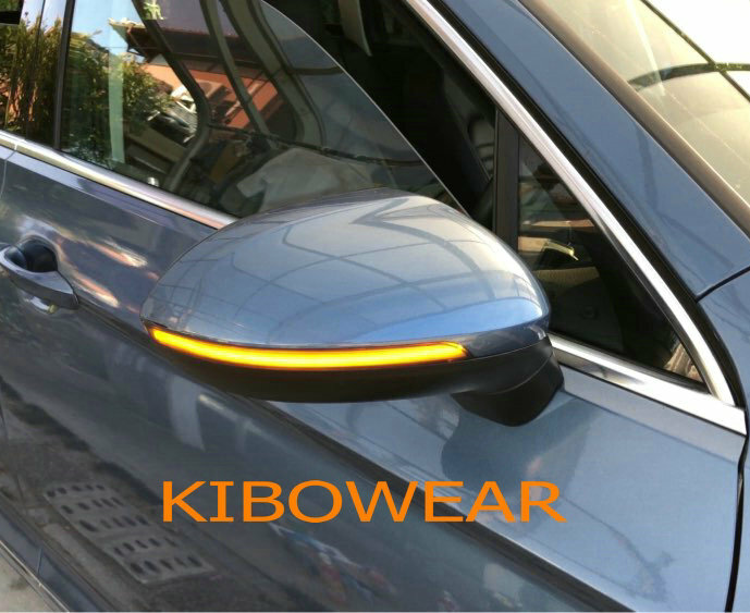 แบบไดนามิก Blinker ไฟเลี้ยว LED สำหรับ VW Passat B8 Variant Arteon กระจกไฟตัวบ่งชี้ลำดับ2016 2017 2018 2019 2020 2021
