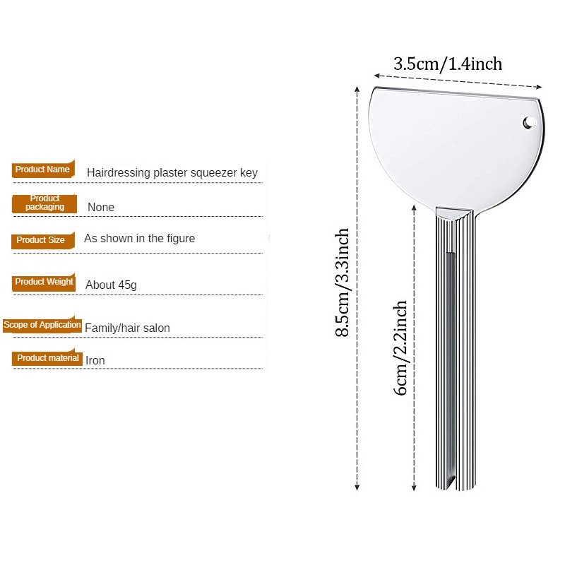 1 ~ 10 Stuks Tube Tandpasta Knijpsleutels Roller Dispenser Tandpasta Wringer Tool Metalen Haarverf Kleur Sleutel Badkamer Accessoires