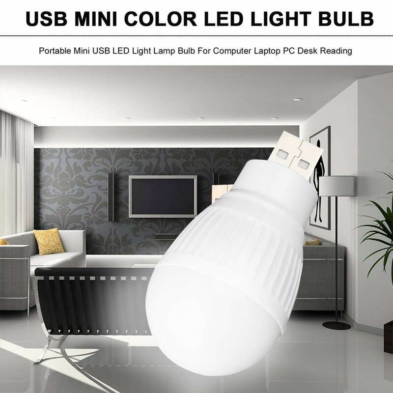 3w USB Light Bulb Portable Multifunction Mini LED Small Light Bulb Outdoor Emergency Light Energy Saving Practical Highlight Lam