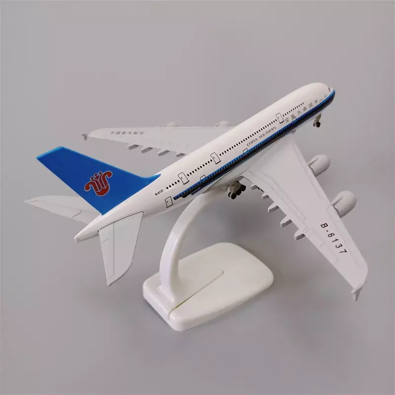 18*20Cm Legering Metalen Air China Southern Airways A380 Vliegtuig Model Southern Airbus 380 Airlines Vliegtuig Model Vliegtuigen & Wielen
