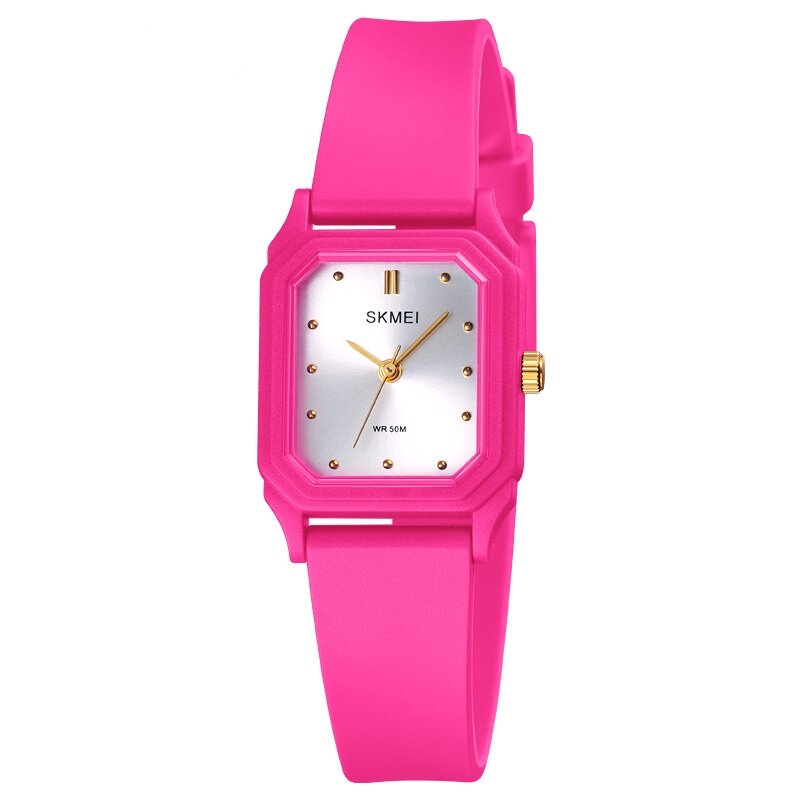 Jam tangan kuarsa wanita muda, arloji Fashion kreatif Quartz ringan trendi untuk perempuan