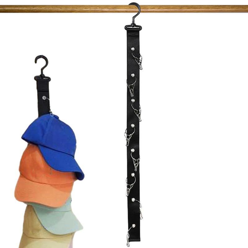 Baseball Hat Closet Organizer Ball Hat Storage Organizer Clips Closet Organization Wide Brim Hat Hangers For Wall Closet Rod Hat