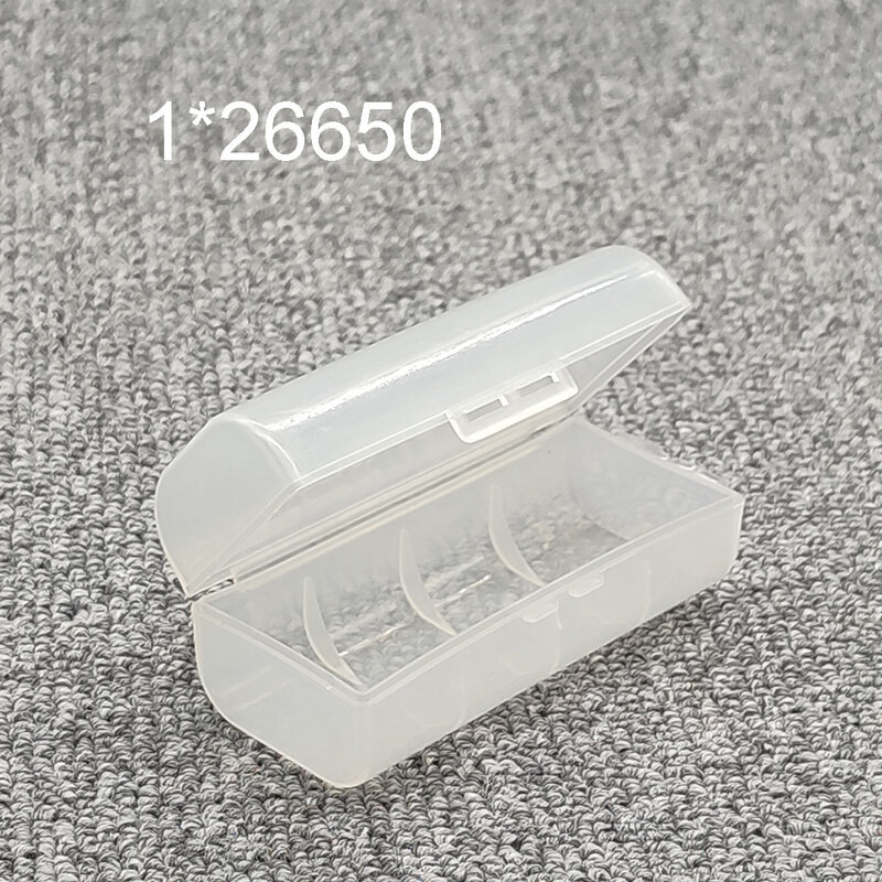 Boîte de Rangement de Piles AA et AAA, Étui Rigide en Plastique Transparent, Support de Batterie Rechargeable, 18650, 20700, 21700, 26650
