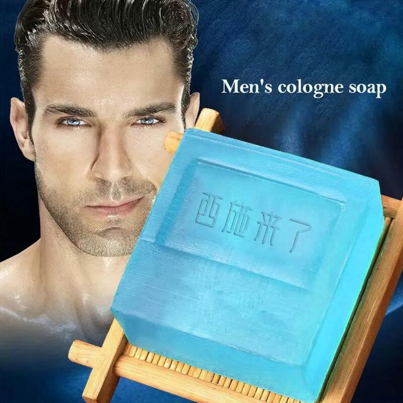55g Men Bathing Soap Removing Relieving Itching Refreshing Oil Body Anti Acne Remove Blackhead Bath Soap Control C3Q4