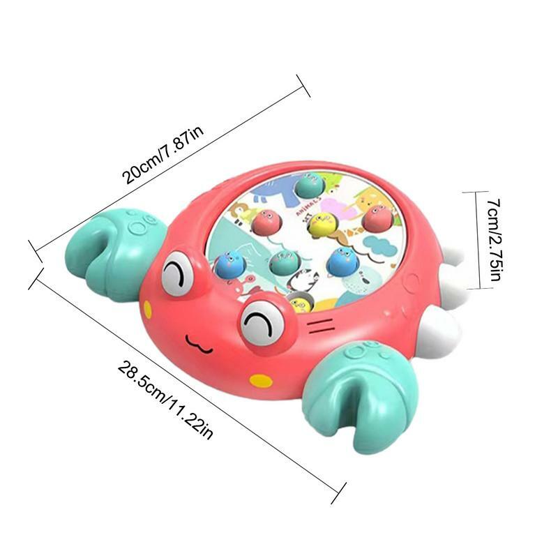 Interaktywne uderzenie w gra z piłkami interaktywne bicie młotkiem zabawki dla malucha wczesnej zabawce rozwojowej z młotkiem rodzic-dziecko