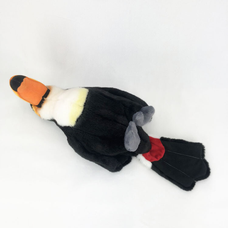 EBOYU-juguete de peluche de tucán Adorable para niños, juguete de Animal de peluche, tucán suave, decoraciones para el hogar, regalo, 30cm