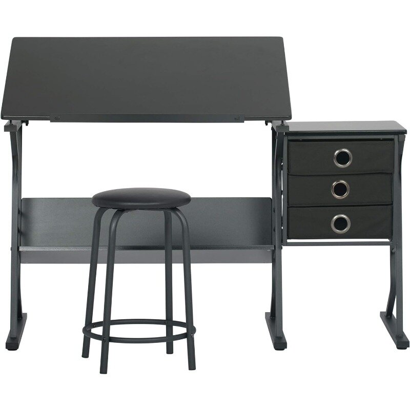 SD STUDIO DESIGNS Eclipse Craft Center in Black / Black 13365