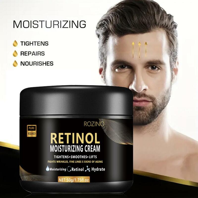 Loción Facial para hombres, crema reafirmante para la piel sensible, hidratante de noche para hombres, crema antiarrugas, productos para el cuidado de la piel Facial G9I9
