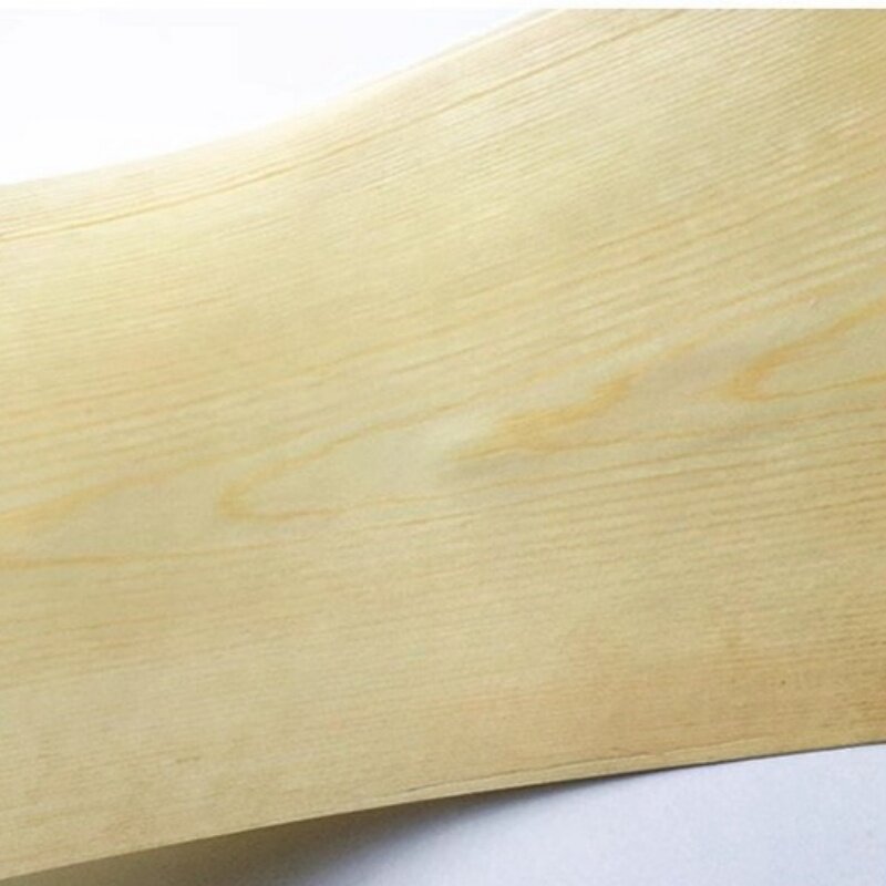 Altavoz de pino Natural de alcanfor con piel fina, chapa de madera natural hecha a mano, 5 piezas L: 2,5 metros de ancho: 25cm T: 0,2mm
