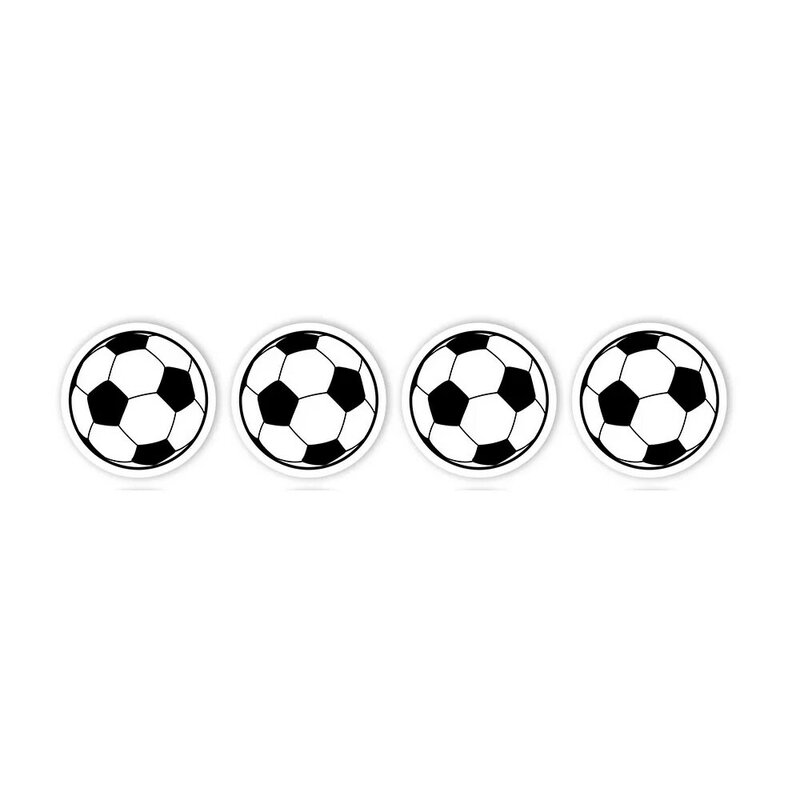 Cartoon futebol esportes adesivos, etiqueta do futebol do menino, decoração do partido único, tema do clube, 3cm, 40pcs