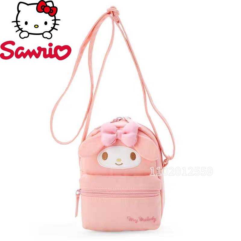 Новая сумка Miniso Kuromi для девочек, роскошная брендовая модная сумка через плечо для девушек, сумка через плечо с мультяшным принтом, мини сумка на одно плечо, высокое качество
