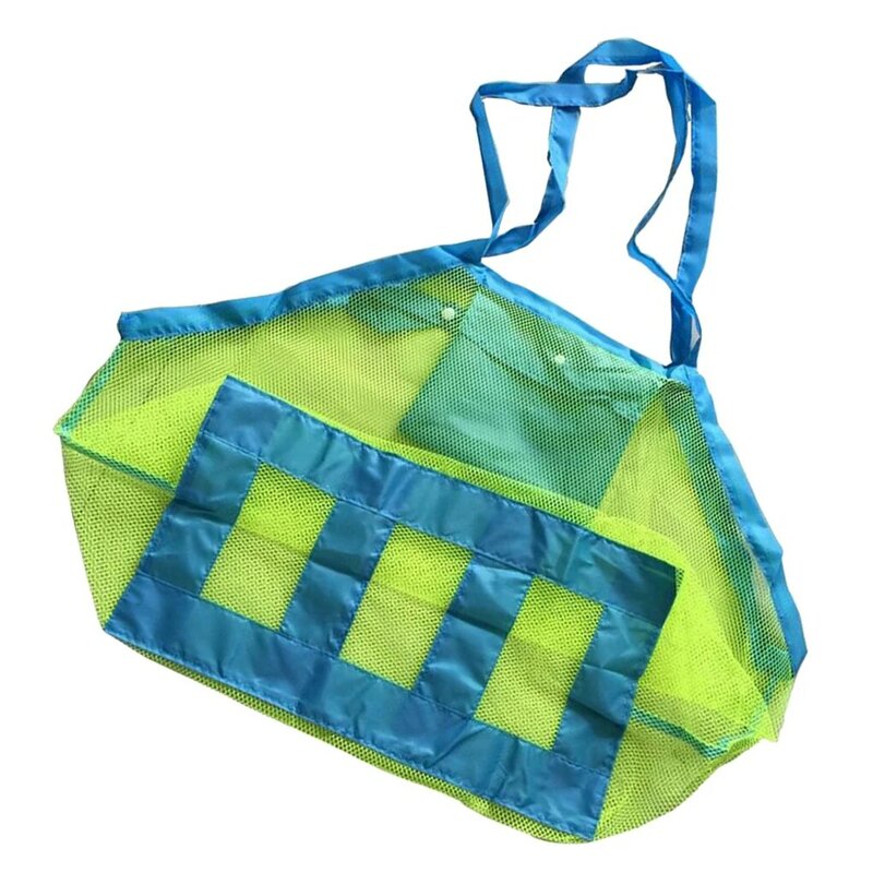 กระเป๋าตาข่ายเก็บของเล่นชายหาดสำหรับเด็กทารก, กระเป๋าตาข่ายสำหรับเก็บของเล่นกลางแจ้งสำหรับเด็ก