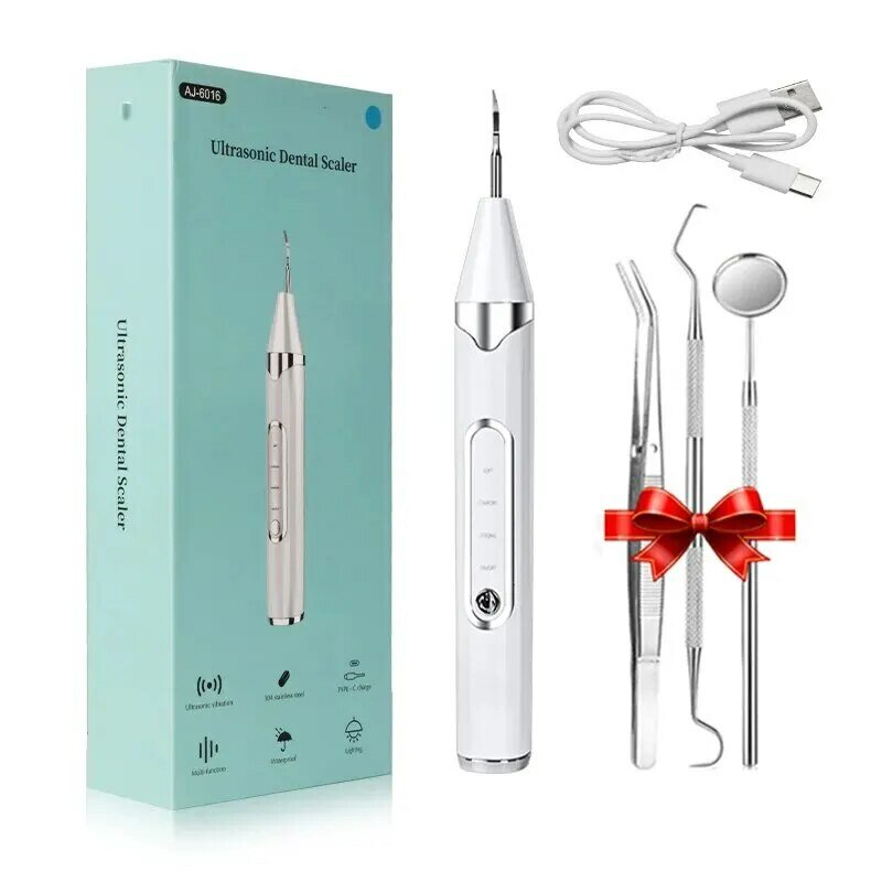 Dental Scaler Ultrasonic Scaler Tooth Cleaner Dental Stone Removal Electric Sonic Plaque Remover for Teeth Stain Tartar