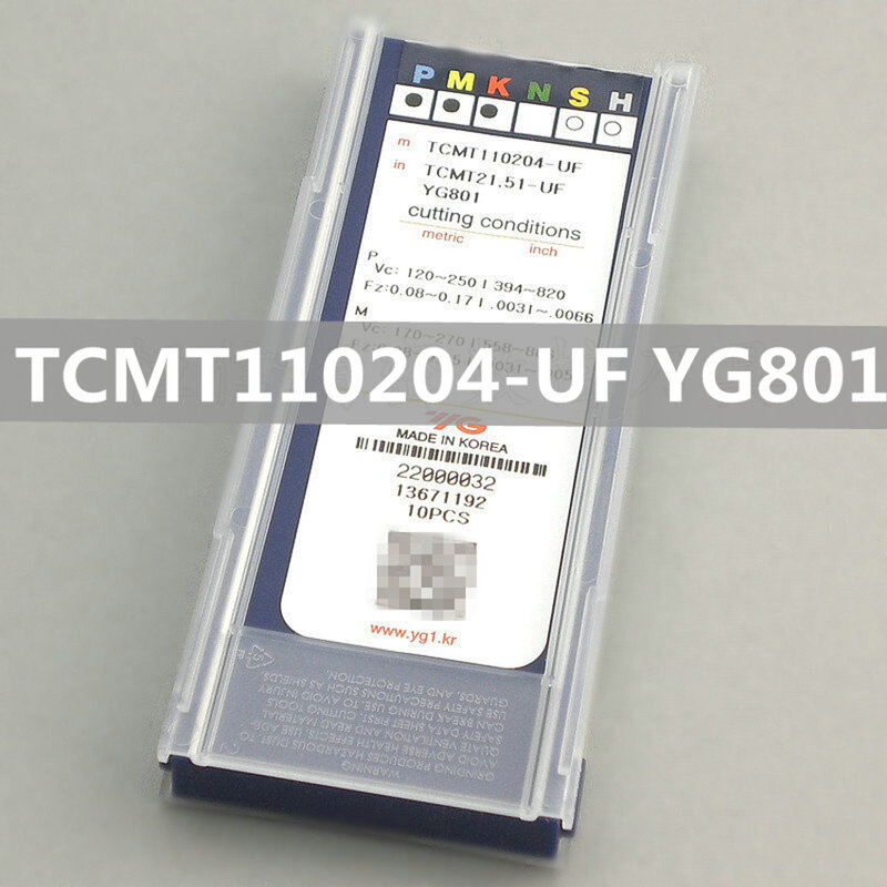 TCMT16T308-UG Yg801 Korea YG-1 Carbide Inzetstukken