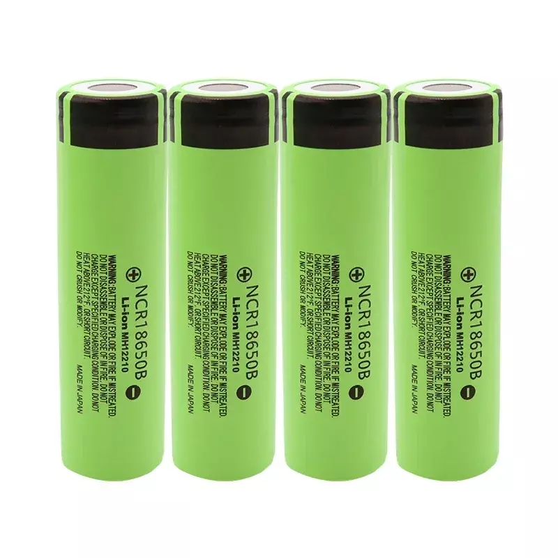 Free Shipping 100% Rechargeable Lithium Battery 18650battery 34B for Flashlight USB Charger Original New NCR18650B 3.7V 3400mAh