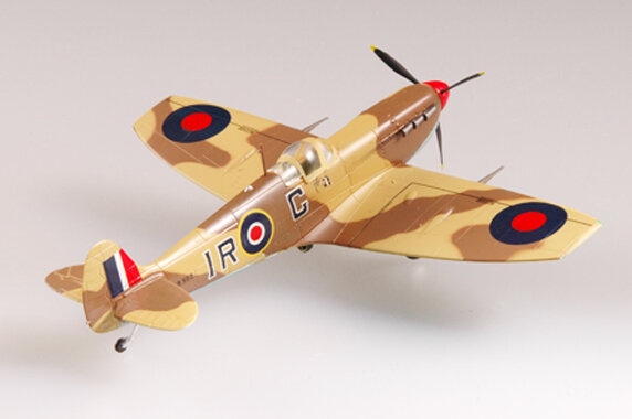 Easymodel-37217 1/72 Spitfire Fighter RAF 224 Commander 1943, modelo de plástico estático militar terminado ensamblado, colección o regalo