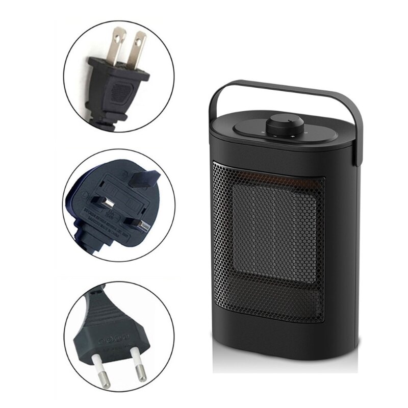 D0AB Mini riscaldatore elettrico ventilatore ad calda per scaldavivande invernale per interni