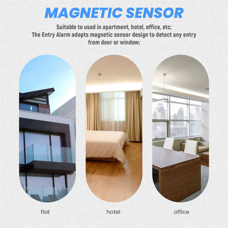 Magnetische Sensor Home Deur Raam Ingangswaarschuwing Alarmschakelaar