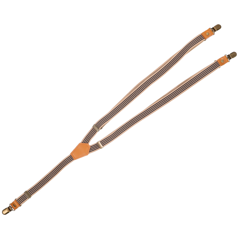 Celana Suspender tugas berat, tali elastis dapat disesuaikan bentuk Y celana Suspender tali elastis untuk setelan