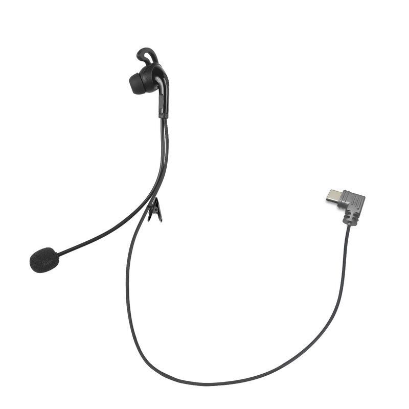 Fone de ouvido de árbitro intra-auricular para EJEAS, tipo C, USB C, interfones, V4 Plus, FBIM F6, 1pc