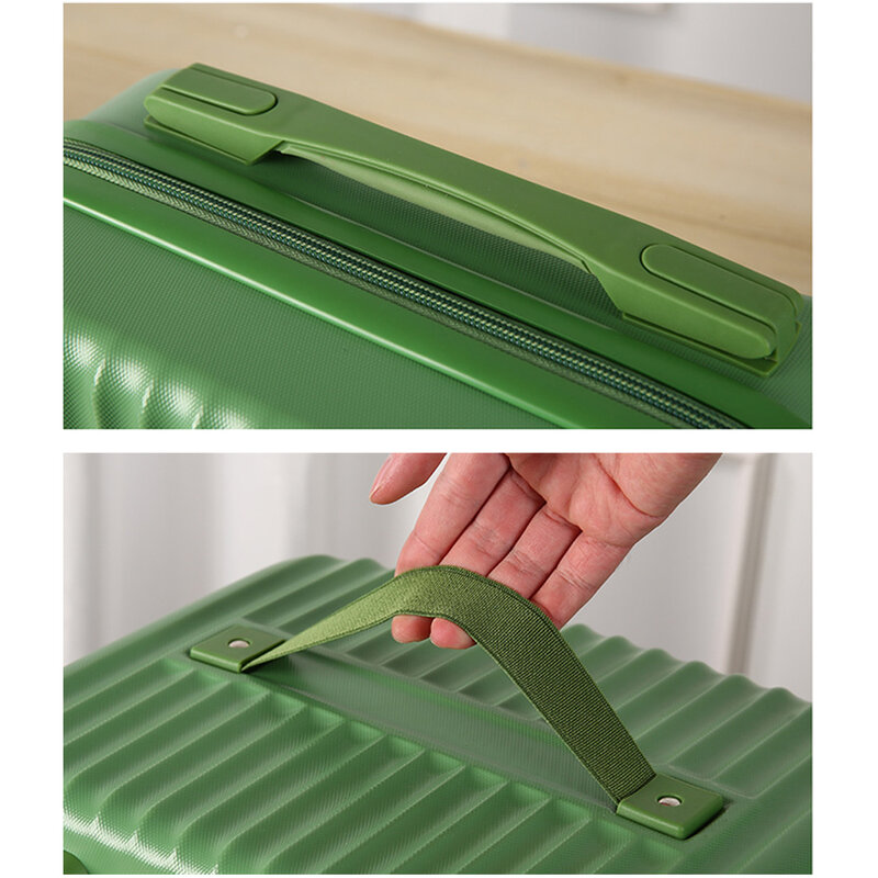 Высокопрочный небольшой женский Дорожный чемодан из АБС-пластика с защитой от царапин и ручкой, компрессионный материал для багажа, размер: 30-14-22 см