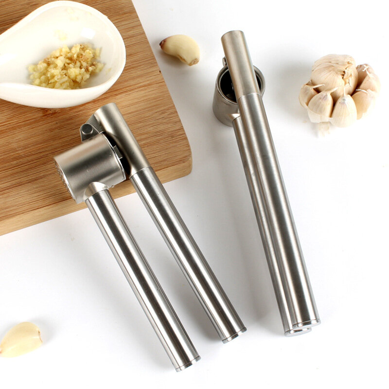 Zinc Alloy Manual Garlic Press Garlic Masher Mincer Kitchen Tools