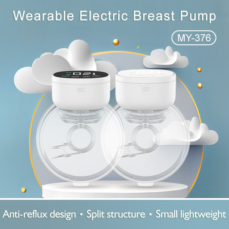 Leite Wearable ordenha e ordenha máquina, bomba de mama totalmente automático, mãe e bebê suprimentos