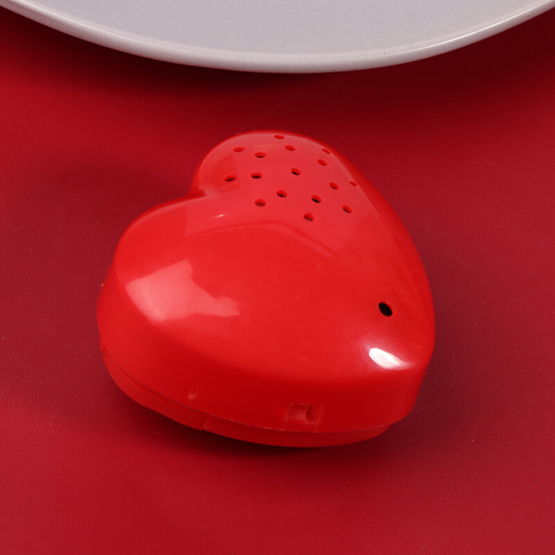 Perekam suara berbentuk hati perekam Mini dapat diprogram rekaman suara untuk mainan mewah boneka binatang